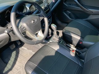 2019 Lada (ВАЗ) Vesta I, чёрный, 1100000 рублей, вид 4
