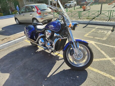 2002 Honda VTX 1800, синий, 680000 рублей, вид 1