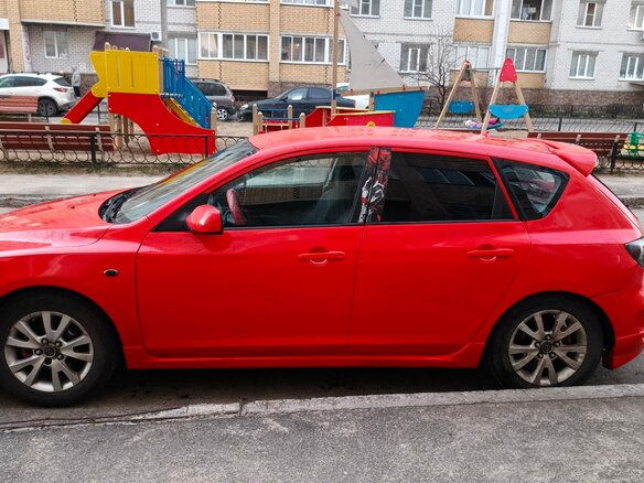 2007 Mazda 3 I (BK) Рестайлинг, красный, 340000 рублей - вид 5