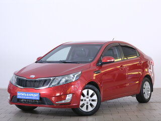 2013 Kia Rio 5-speed III, красный, 629000 рублей, вид 3