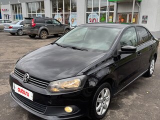 2012 Volkswagen Polo V, чёрный, 890000 рублей, вид 3
