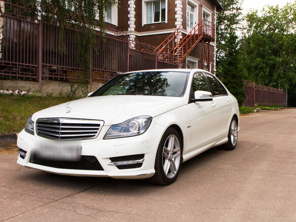 2011 Mercedes-Benz C-Класс 200 III (W204) Рестайлинг, белый