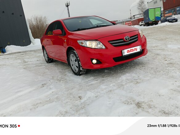 2007 Toyota Corolla AMT X (E140, E150), красный, 950000 рублей - вид 4