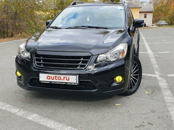 2013 Subaru XV I, чёрный, 1050000 рублей - вид 1