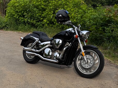 2005 Honda VTX 1300, чёрный, 544000 рублей, вид 1