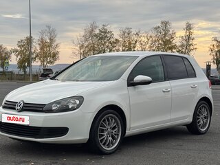 2011 Volkswagen Golf VI, белый, 800000 рублей, вид 1