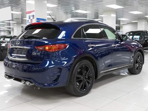 2014 Infiniti QX70, синий - вид 3