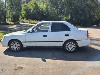 2003 Hyundai Accent ТагАЗ II, белый, 160000 рублей, вид 3
