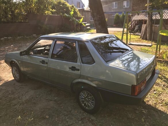 1994 Lada (ВАЗ) 21099, зелёный, 200000 рублей - вид 9