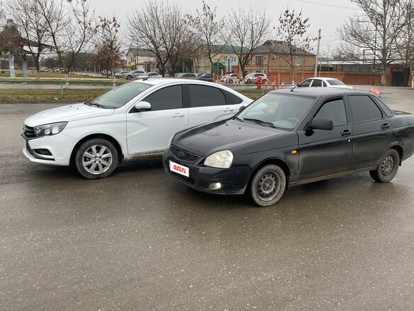 2012 Lada (ВАЗ) Priora I, чёрный, 320000 рублей - вид 1