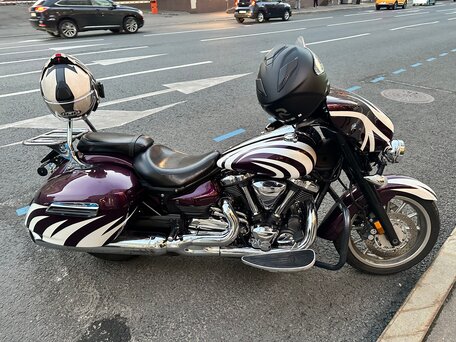2010 Yamaha XV 1900, фиолетовый, 850000 рублей, вид 2
