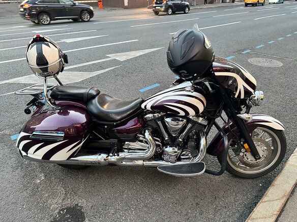 2010 Yamaha XV 1900, фиолетовый, 850000 рублей - вид 1