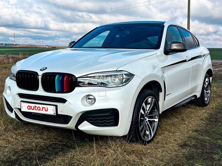 2018 BMW X6 30d II (F16), белый, 3450000 рублей, вид 1