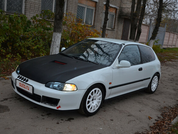 1992 Honda Civic V, белый