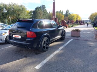 2006 Porsche Cayenne Turbo I (955), чёрный, 1600000 рублей, вид 4