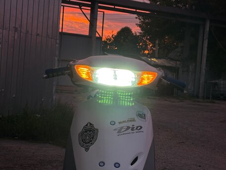 2000 Honda Dio, белый, 65000 рублей, вид 1