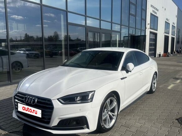 2019 Audi A5 II (F5), белый, 3720000 рублей