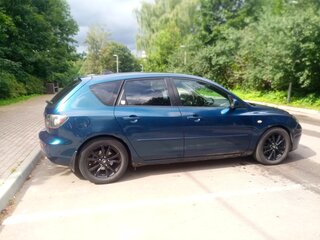 2007 Mazda 3 I (BK) Рестайлинг, синий, 348000 рублей, вид 3