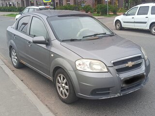 2008 Chevrolet Aveo I Рестайлинг, серый, 170000 рублей, вид 3
