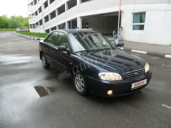 2009 Kia Spectra I Рестайлинг 2, синий - вид 2