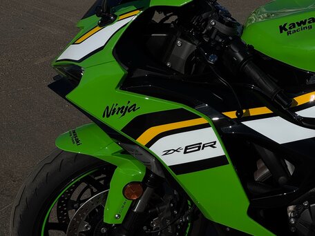 2024 Kawasaki ZX-6 Ninja, зелёный, 1140000 рублей, вид 4