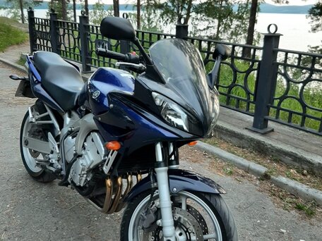 2005 Yamaha FZ6, синий, 400000 рублей, вид 1