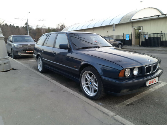 1996 BMW 5 серии 525i III (E34), зелёный