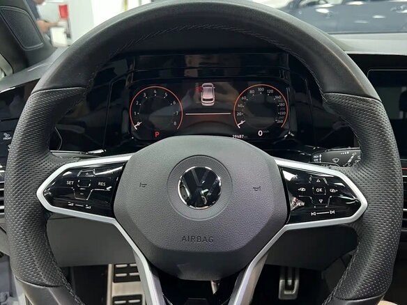2022 Volkswagen Golf VIII, серый - вид 12