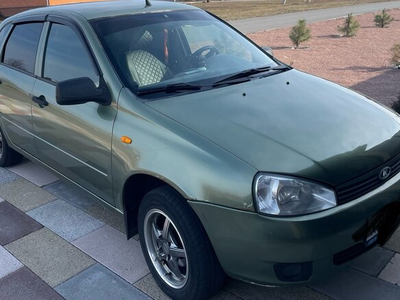 2011 Lada (ВАЗ) Kalina I, зелёный, 239000 рублей - вид 1