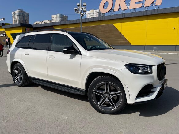 2019 Mercedes-Benz GLS 450 II (X167), белый, 11500000 рублей