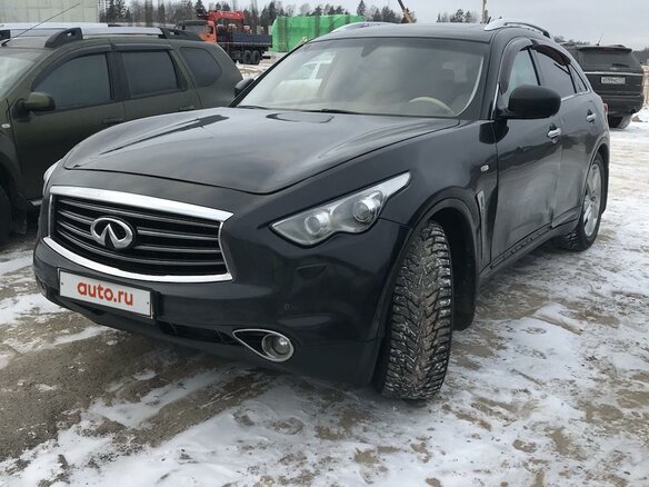 2012 Infiniti FX30d II (S51) Рестайлинг, чёрный, 1450000 рублей