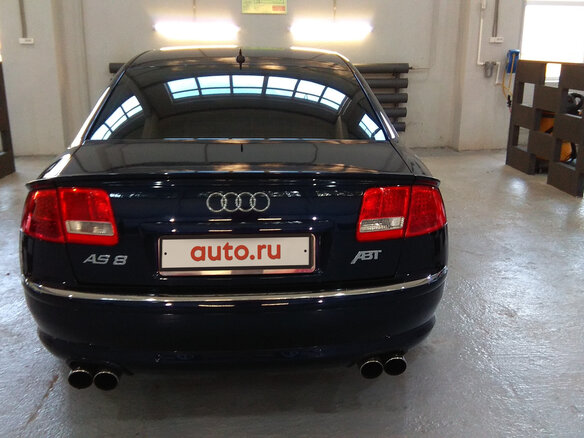 2005 Audi A8 Long II (D3) Рестайлинг, синий - вид 6