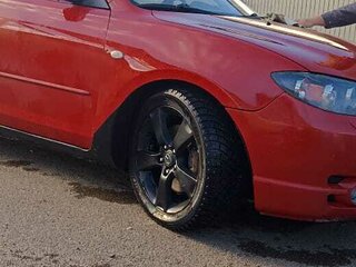 2005 Mazda 3 I (BK), красный, 575000 рублей, вид 4