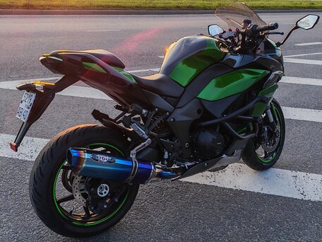 2020 Kawasaki Ninja 1000 SX, зелёный, 1200000 рублей, вид 4