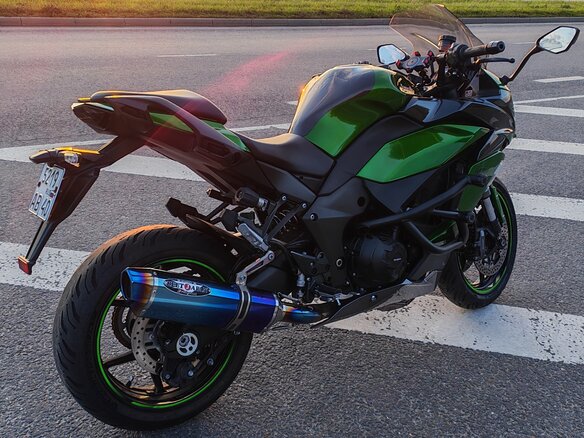 2020 Kawasaki Ninja 1000 SX, зелёный, 1200000 рублей - вид 3