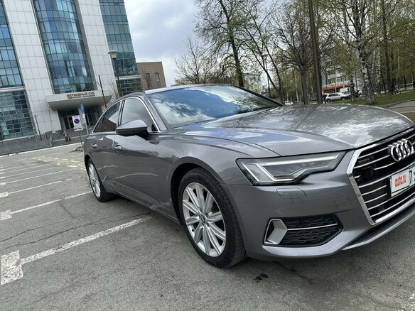 2019 Audi A6 45 TDI V (C8), серый, 4850000 рублей