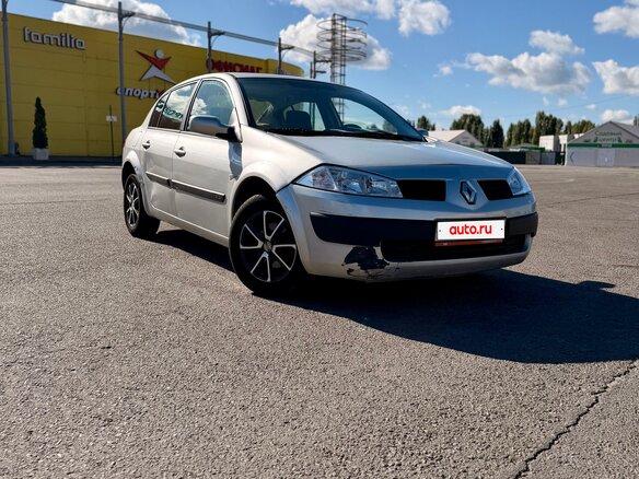2005 Renault Megane II, серый, 210000 рублей