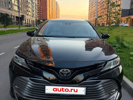 2018 Toyota Camry US Market VIII (XV70), чёрный, 1799000 рублей, вид 4
