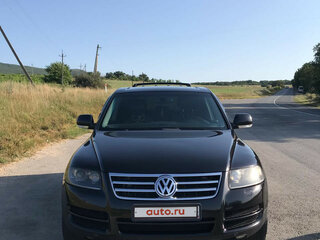 2006 Volkswagen Touareg I Рестайлинг, чёрный, 1500000 рублей, вид 1