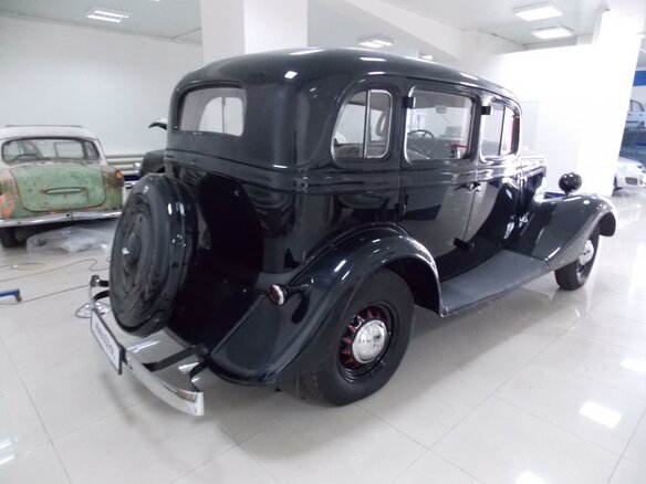 1938 ГАЗ М1, чёрный - вид 3