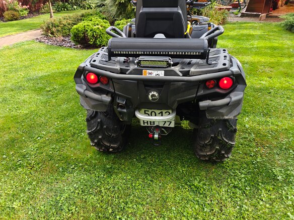 2013 BRP Can-Am Outlander 800, чёрный, 1350000 рублей - вид 3