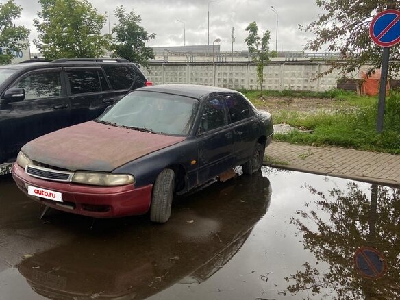 1996 Mazda 626 IV (GE), красный, 200000 рублей - вид 5