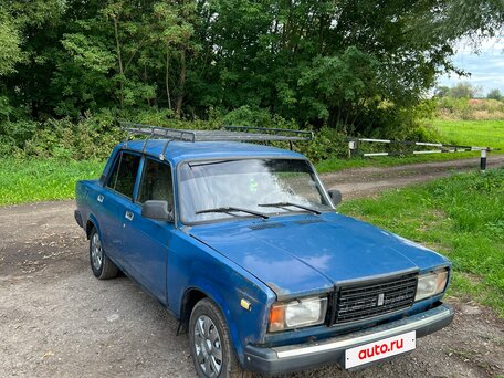 2001 Lada (ВАЗ) 2107, синий, 80000 рублей, вид 2