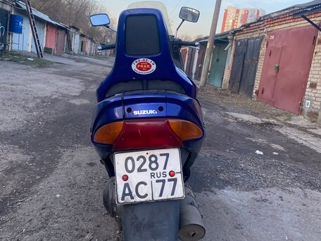 1999 Suzuki Burgman (SkyWave) 250, синий, 100000 рублей, вид 2