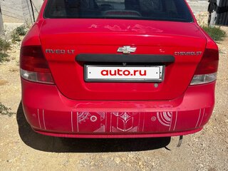 2005 Chevrolet Aveo I, красный, 320000 рублей, вид 2