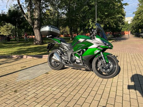 2019 Kawasaki Ninja 1000 SX, зелёный, 1050000 рублей, вид 3