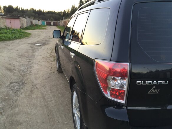 2008 Subaru Forester III, чёрный - вид 3