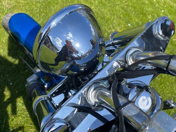 2004 Harley-Davidson Softail Standard, синий, 796000 рублей - вид 2