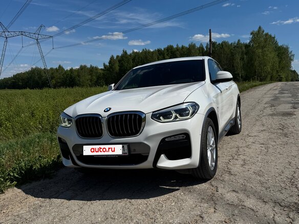 2019 BMW X4 20i II (G02), белый, 4500000 рублей