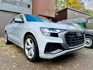 2021 Audi Q8 45 TDI I (4M), белый, 9490000 рублей, вид 1